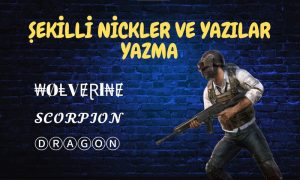Şekilli Nick ve Şekilli Yazı Yazma Yöntemleri