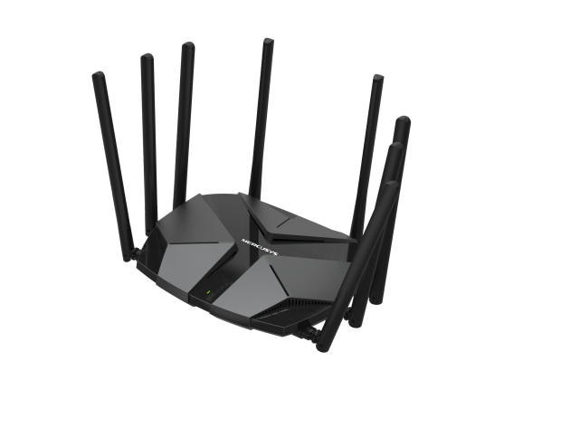 Sekiz Antenli, Gigabit Hızlarda WiFi 6 Yönlendirici: Mercusys MR90X