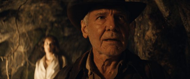 (L-R): Helena (Phoebe Waller-Bridge) and Indiana Jones (Harrison Ford) in Lucasfilm's INDIANA JONES AND THE DIAL OF DESTINY. ©2023 Lucasfilm Ltd. &amp; TM. All Rights Reserved.