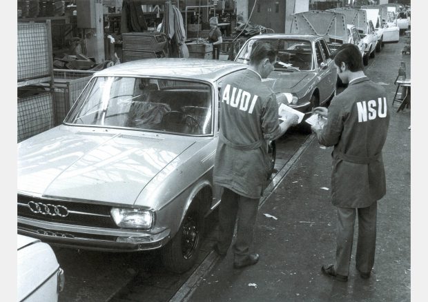 After the merger in 1969, the Audi 100 and NSU Ro 80 were manufactured in Neckarsulm.