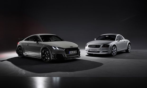 Audi TT RS Coupé iconic edition and the Audi TT Coupé show car (image 2).