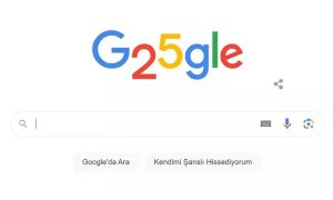 Google’ın 25. Doğum Günü Doodle’ı!