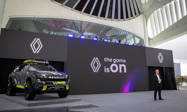Renault Group “Uluslararası 2027 Stratejisini” duyurdu Renault brand international game plan 2027 no Rio de Janeiro, 15/10/2023. Foto: Rodolfo Buhrer