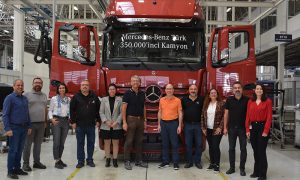 Mercedes-Benz Türk, 350 bininci kamyonunu üretti 