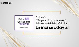 Samsung, Forbes’un “Dünyanın En İyi İşverenleri” listesinde kesintisiz dört yıldır birinci sırada