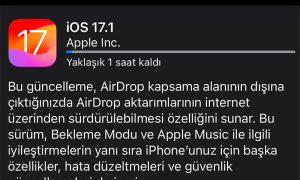 iOS 17.1 Güncellemesi, iPhone’a AirDrop Güncellemesi