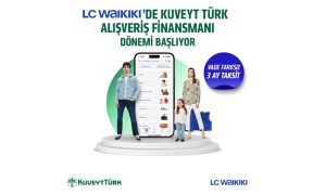 Kuveyt Türk ve LCW iş birliğinde kartsız ve vade farksız dijital alışveriş dönemi