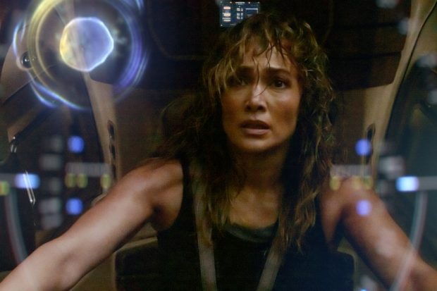 Atlas. Jennifer Lopez as Atlas. Cr. Ana Carballosa/Netflix ©2023