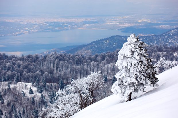 View of Sapanca Lake from Kartepe Mountain, Turkey