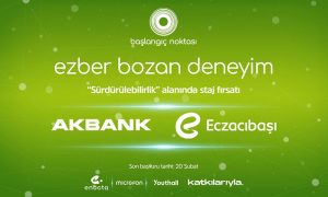 Başlangıç Noktası koordinasyonuyla, üniversite öğrencilerine Akbank ve Eczacıbaşı’nda staj fırsatı