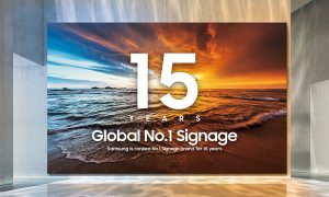Samsung Electronics ‘Digital Signage’ pazarında kesintisiz 15 yıldır dünya lideri