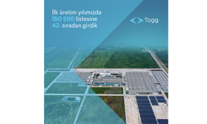 Togg iki prestijli listenin üst sıralarında yer aldı