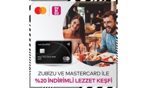 Mastercard ve ZUBİZU ile %20 gastronomi indirimi 