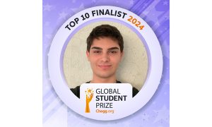 TÜRKİYE’DEN BİR GENCİN BÜYÜK BAŞARISI! GLOBAL ÖDÜLE ADAY 10 FİNALİSTTEN BİRİ OLDU