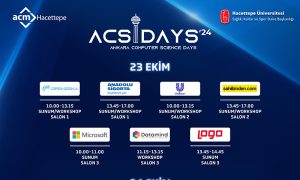 7. ACM Hacettepe ACSDays’24 Etkinliği, 23-24-25 Ekim 2024 tarihlerinde gerçekleşiyor!