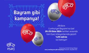 Eşarj’dan 29 Ekim’e özel yüzde 29 indirim!