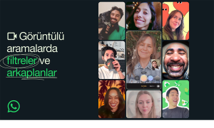 WhatsApp görüntülü görüşmeler için filtreler ve arka planları kullanıma sunuyor