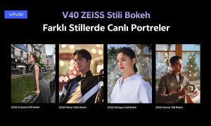 vivo’nun ZEISS iş birliğiyle geliştirdiği V40’ın kamera stilleri