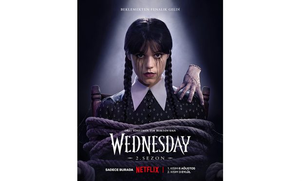 WEDNESDAY, İLK KISMI 6 AĞUSTOS’TA İKİNCİ KISMI İSE 3 EYLÜL’DE
