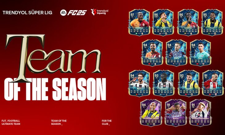 EA SPORTS FC 25 için Trendyol Süper Lig Sezonun Takımı yayınlandı!