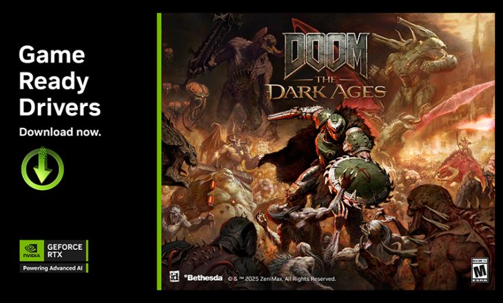 DOOM: The Dark Ages için GeForce Game Ready Sürücüsü Yayınlandı