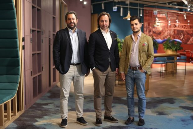 Siret Ünsal, Gürhan Çam ve Fabio Bianchi. 