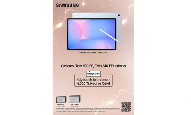 Samsung Tab S10 FE tabletlerde Hafta sonuna özel 4.000 TL’lik hediye çeki fırsatı!