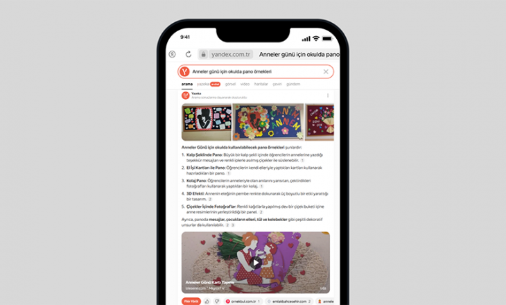 Yandex Türkiye’de Anneler Günü Aramaları Duygulara ve İlhama Odaklandı 
