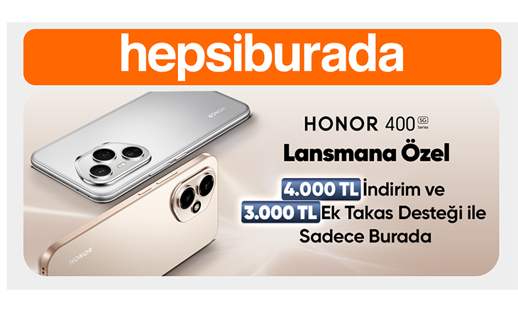 HONOR 400 Serisi Hepsiburada’da Satışta
