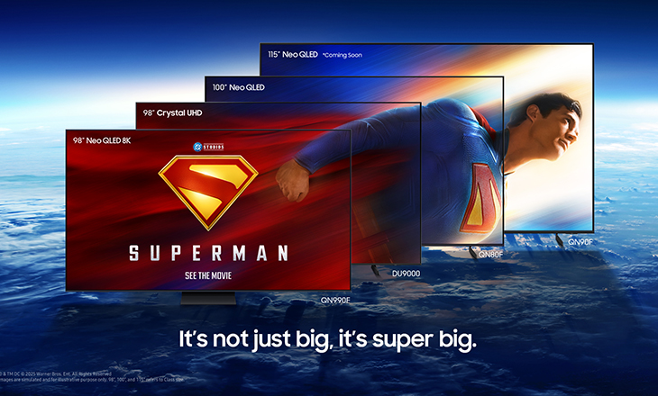 Samsung, Superman deneyimini “Süper Büyük” yaşatıyor