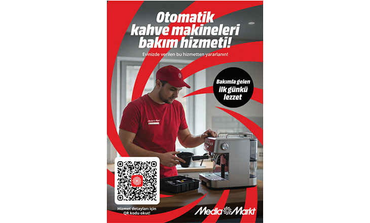 MediaMarkt Türkiye’den evde otomatik kahve makinesi bakım hizmeti!