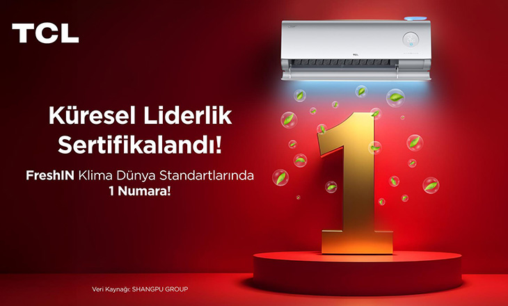 TCL Taze Hava Teknolojisine Sahip Klimalarıyla Dünyada 1 Numara