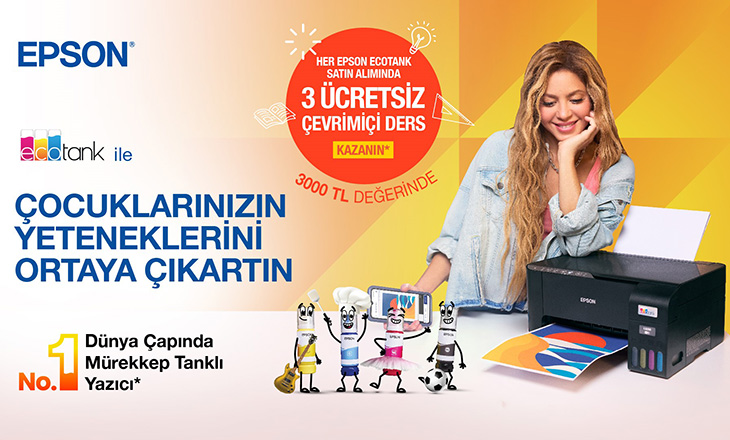 Epson, Shakira’yla birlikte “Okula Dönüş Kampanyasını” başlattı