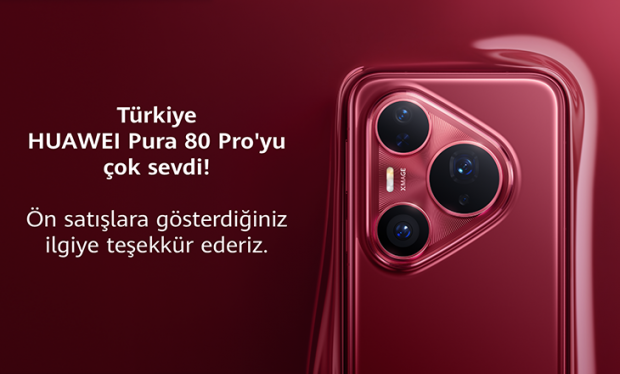 Huawei Pura 80 Pro Ön Satışında Rekor, Kırmızı Rengi Tükendi!