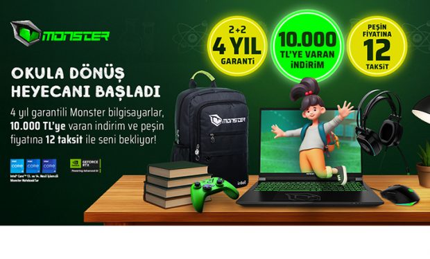 Monster’dan benzersiz okula dönüş kampanyası
