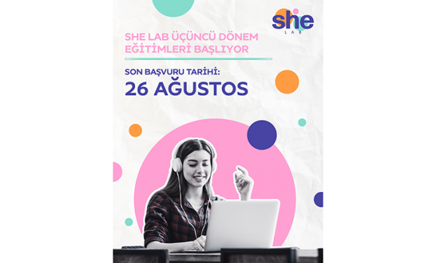 She Lab’in Yeni Eğitim Dönemi Başvuruları Başladı