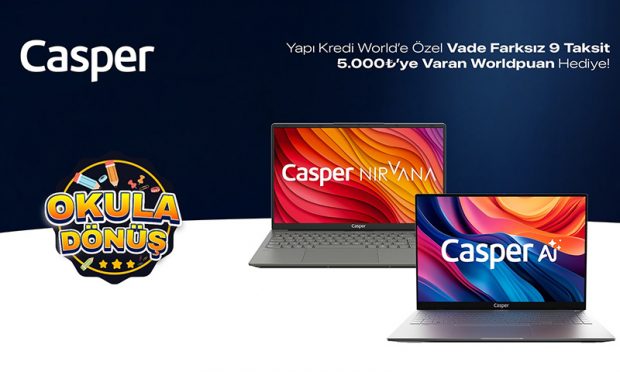 Yeni nesil Casper laptoplar ile derslere ve projelere akıllı destek