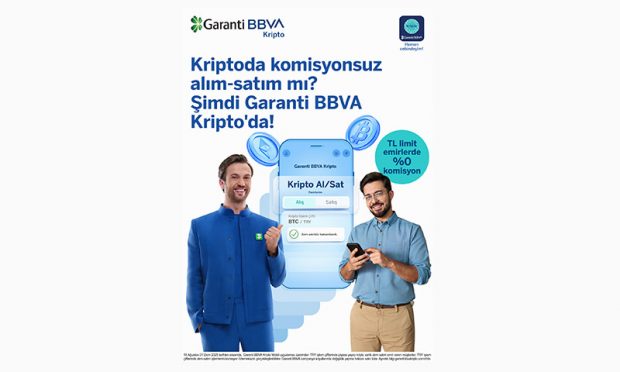 Garanti BBVA Kripto’dan Komisyonsuz Alım ve Satım Ayrıcalığı