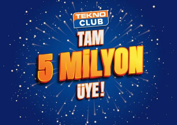 TeknoClub 5 milyon üyeye ulaştı