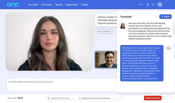 Akıllı Mülakat Yapay Zekâ Asistanı Selin Paris’te!