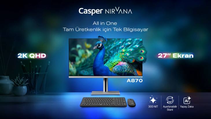 2K QUAD HD ekranlı Nirvana A870