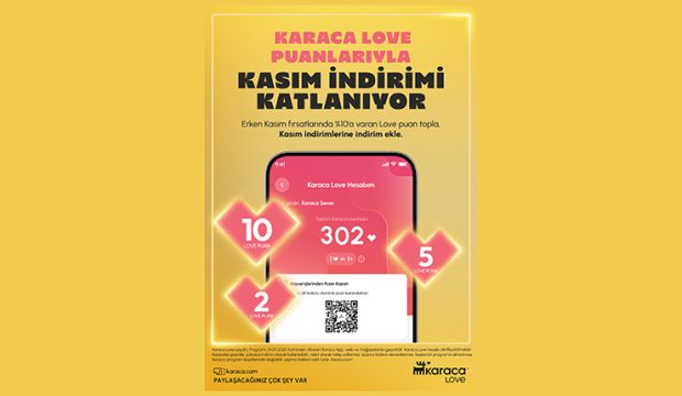 Karaca’dan Kasım Ayına Özel Büyük İndirimler Başladı!