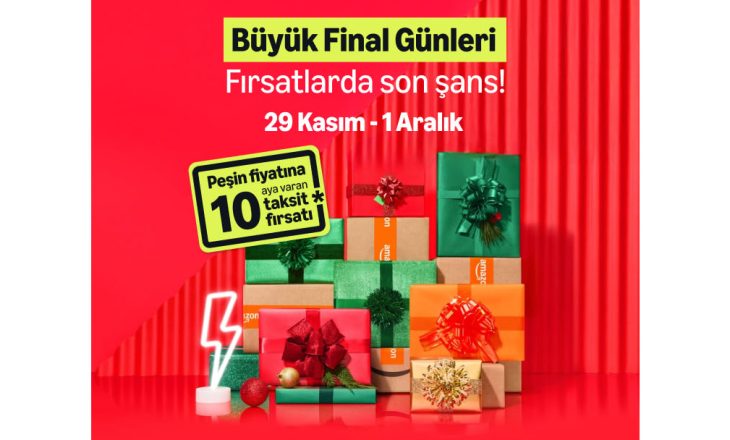 Amazon.com.tr’de Gülümseten Kasım’ı kaçıranlar için “Büyük Final Günleri” başladı
