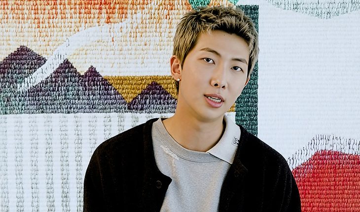 BTS’nin lideri RM Samsung Art TV’ler için kamera karşısına geçti