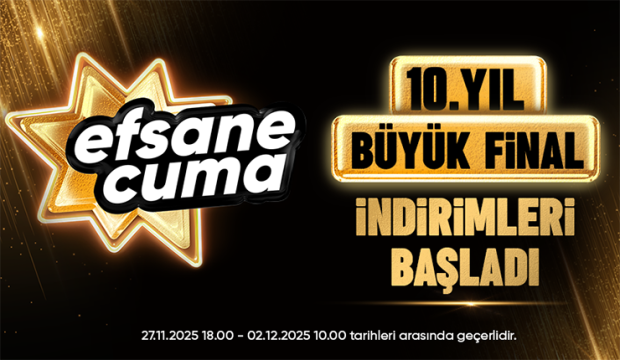 Hepsiburada’da 10. Yıl Büyük Final İndirimleri Başladı