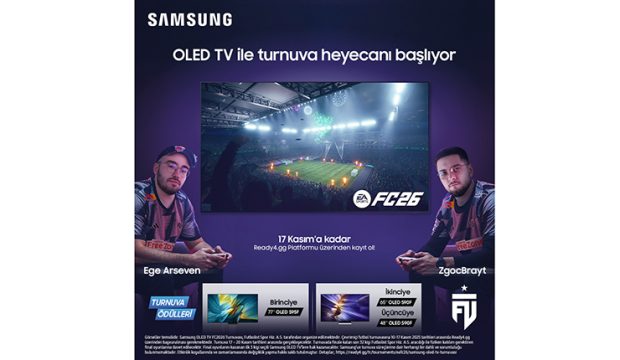 Samsung OLED TV ile turnuva heyecanı başlıyor!