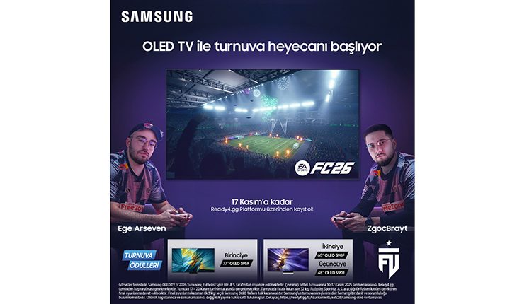 Samsung OLED TV ile turnuva heyecanı başlıyor!