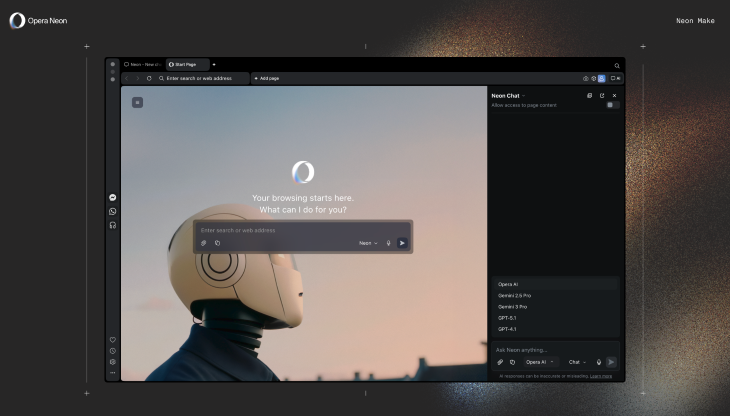 Yapay zekâ destekli tarayıcı “Opera Neon” genel kullanıma açıldı