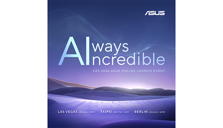 ASUS, CES 2026 için Always Incredible sanal lansman etkinliğini duyurdu