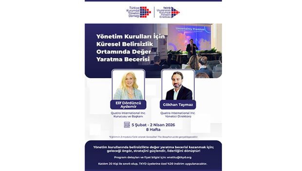 TKYD’den Üst Düzey Yöneticilere Özel Eğitim Programı